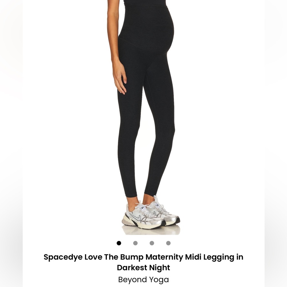 NWOT BEYOND YOGA MATERNITY LEGGINGS spacedye love the bump maternity legging s
